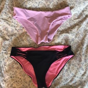 TWO Victoria secret bikini bottoms